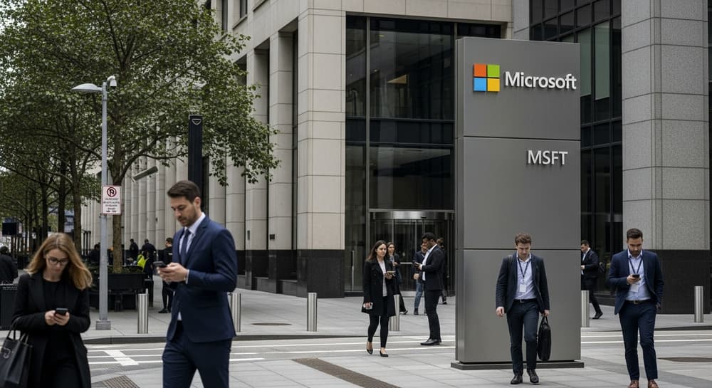 Microsoft Surges +3.8% Amid Strong AI Adoption Signals, Pushing S&P 500 Higher