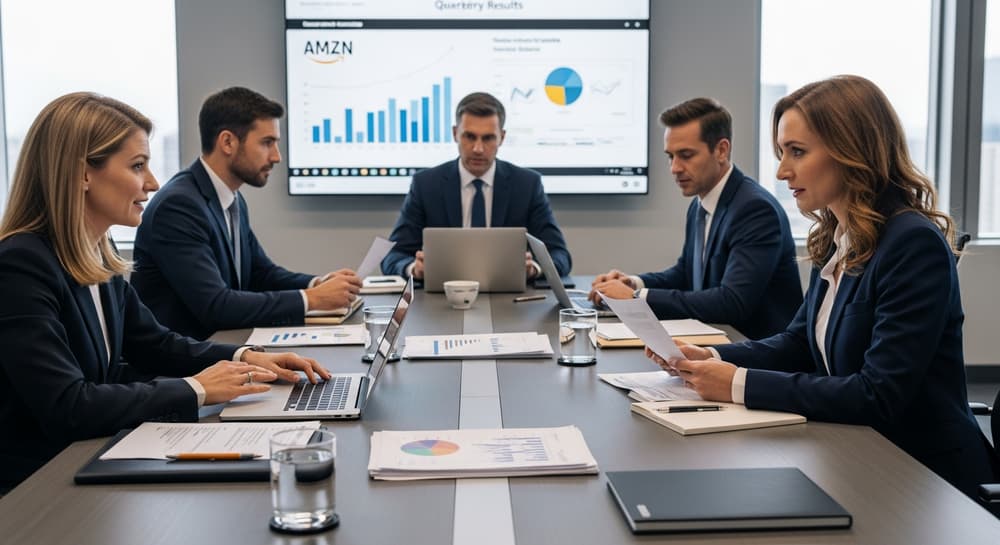 Amazon Dips 1.01% Ahead of Earnings, Brunswick Shows Growth