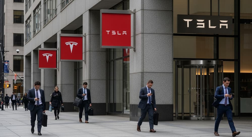 Tesla's AI Chip Plans Spark Optimism, TSLA Down 0.96%