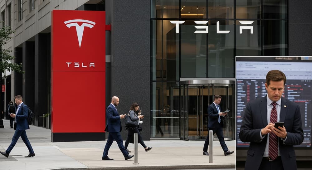 Tesla's Legal Challenges Weigh Heavily as Shares Drop 2.03%