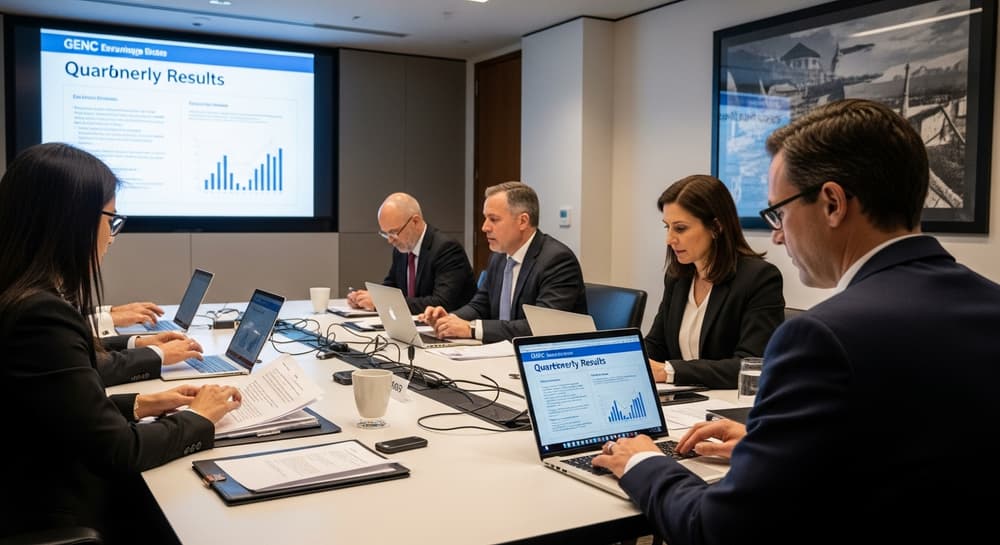 KRMN Jumps 6.22% on Positive Revenue Outlook, GENC Withdraws Earnings Release