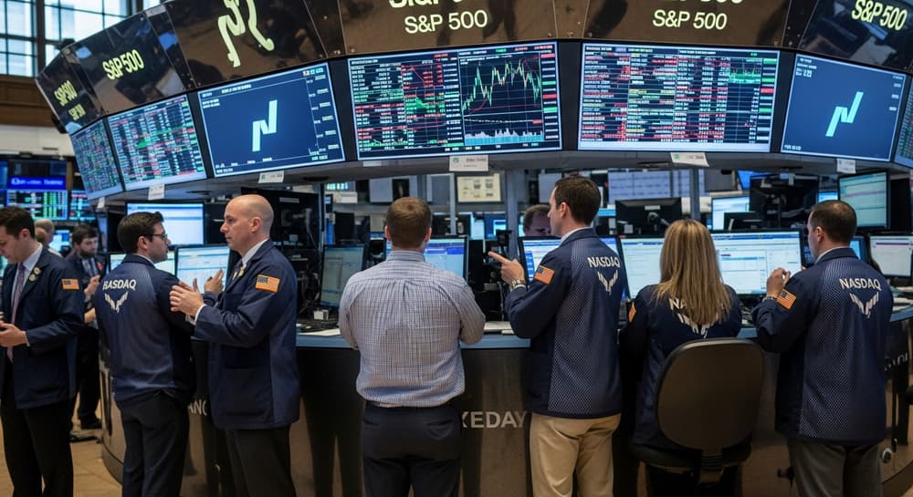 Salesforce Surges 5.45% on Bullish Outlook, Nasdaq 100 Dips 1.09%