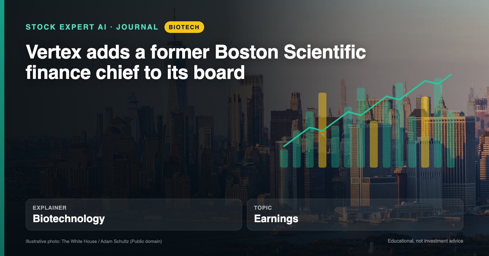 Data cover: Vertex adds a former Boston Scientific finance chief to its board
