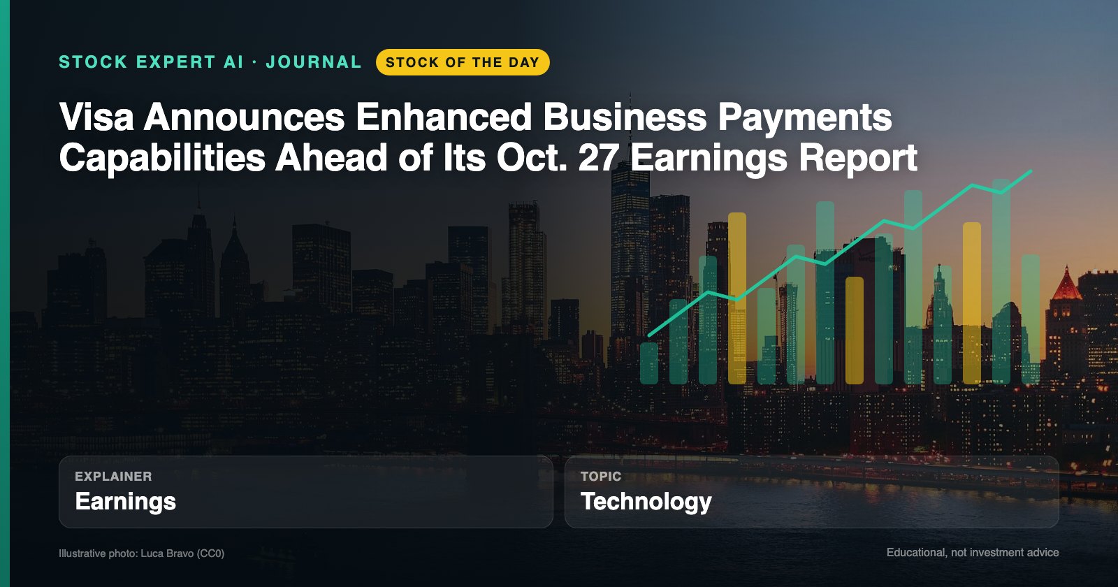 Data cover: Visa Announces Enhanced Business Payments Capabilities Ahead of Its Oct. 27 Earnings Report