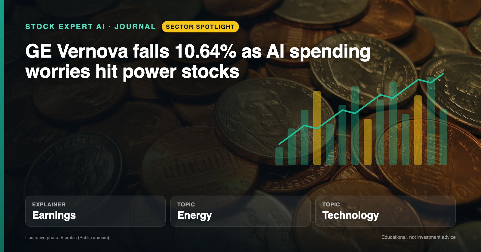 Data cover: GE Vernova falls 10.64% as AI spending worries hit power stocks