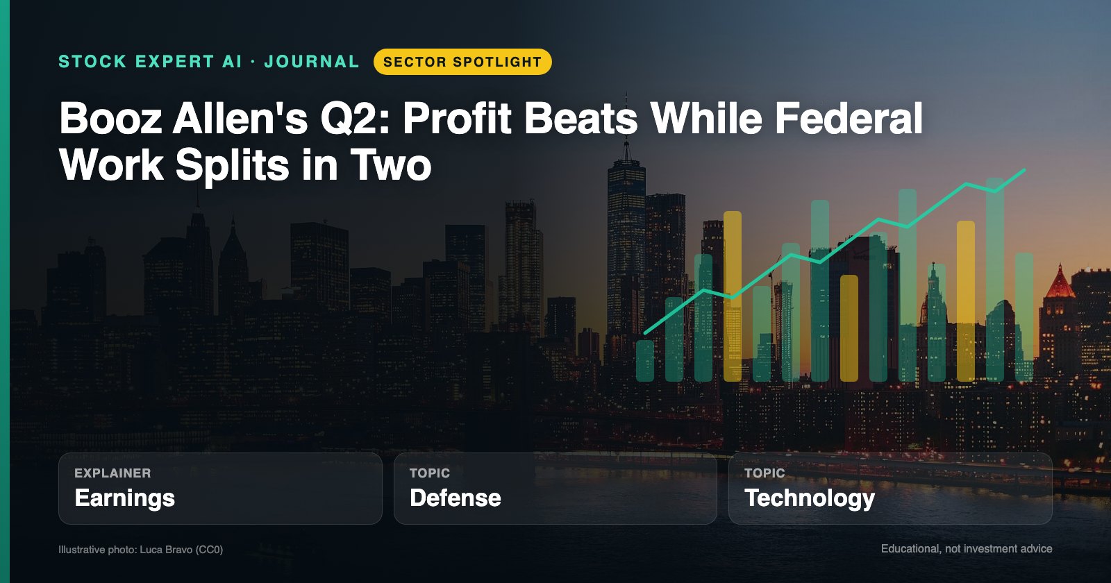 Data cover: Booz Allen's Q2: Profit Beats While Federal Work Splits in Two