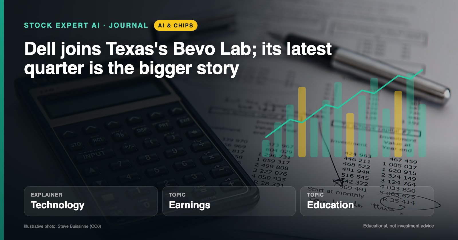 Data cover: Dell joins Texas's Bevo Lab; its latest quarter is the bigger story