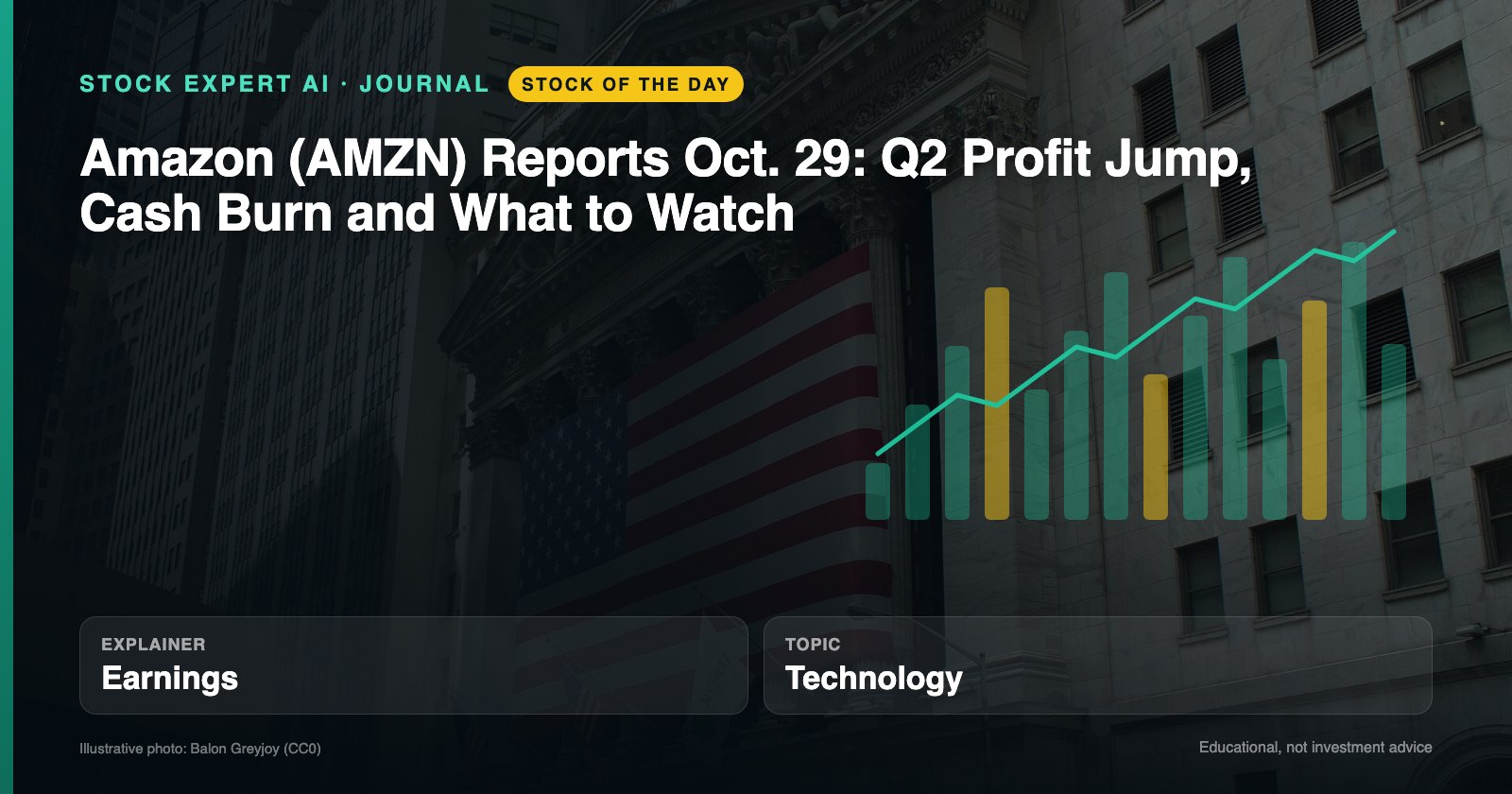 Data cover: Amazon (AMZN) Reports Oct. 29: Q2 Profit Jump, Cash Burn and What to Watch