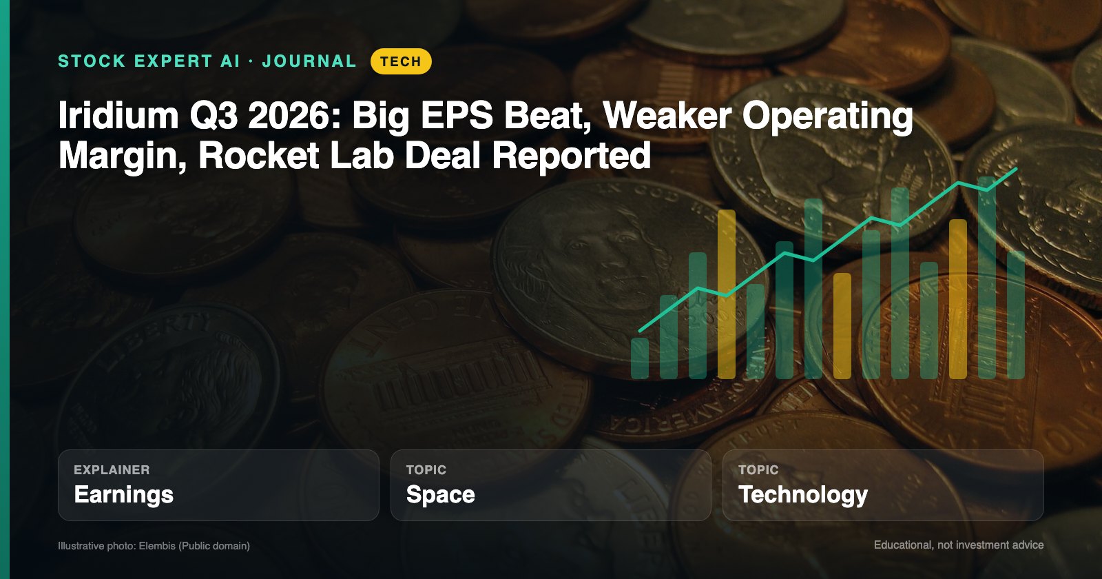 Data cover: Iridium Q3 2026: Big EPS Beat, Weaker Operating Margin, Rocket Lab Deal Reported