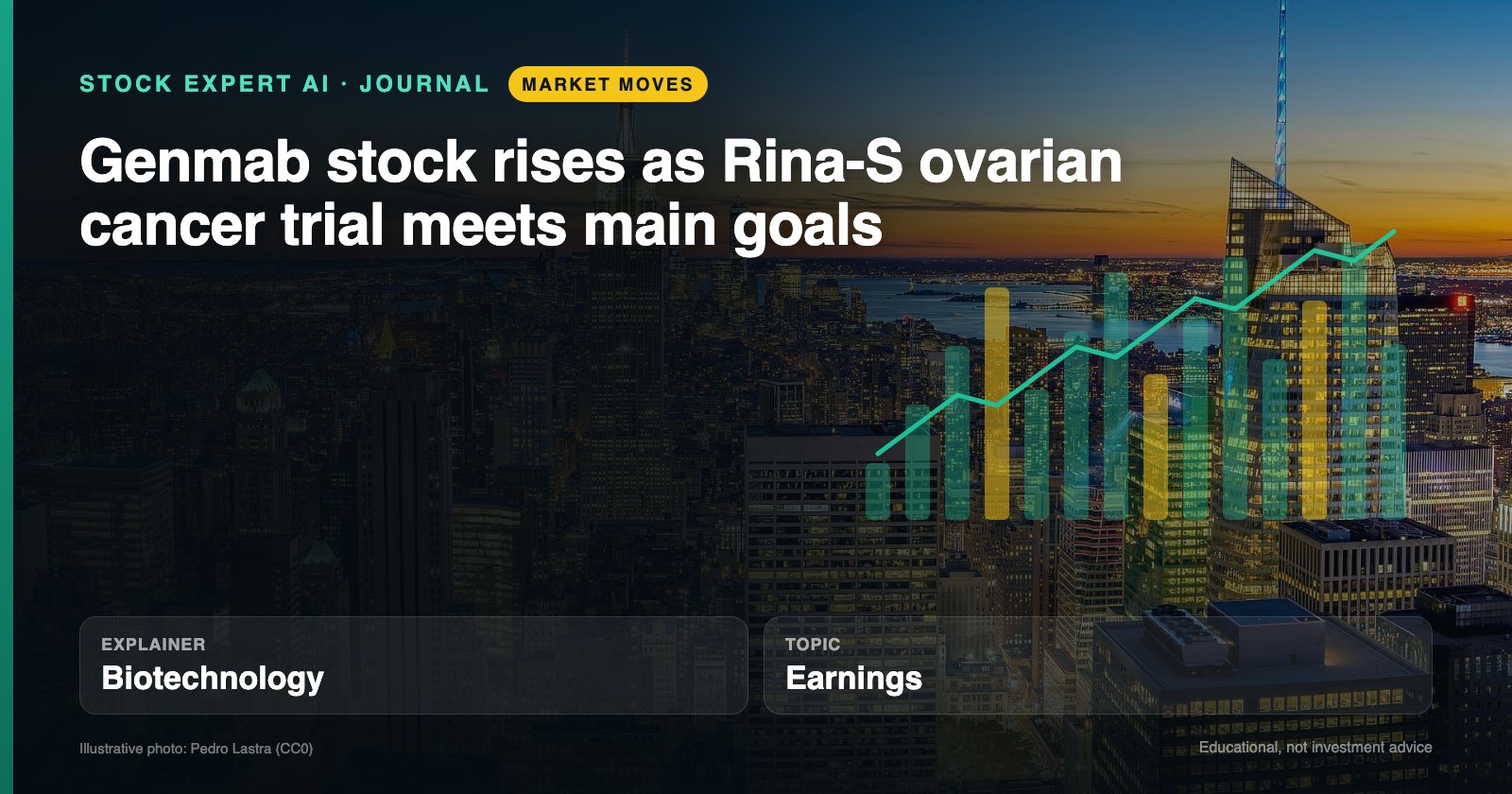 Data cover: Genmab stock rises as Rina-S ovarian cancer trial meets main goals