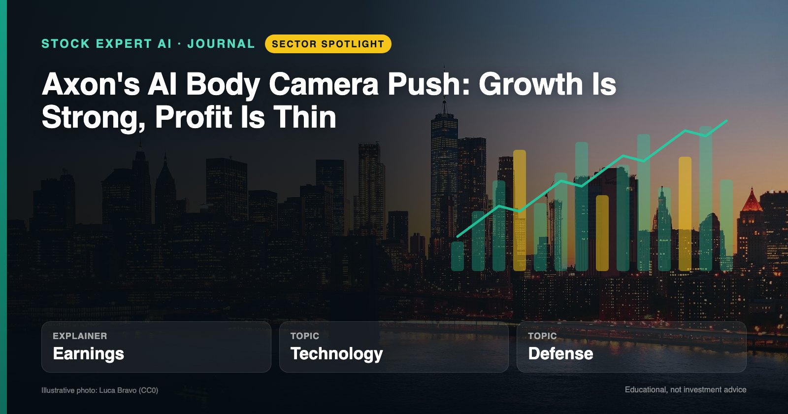 Data cover: Axon's AI Body Camera Push: Growth Is Strong, Profit Is Thin