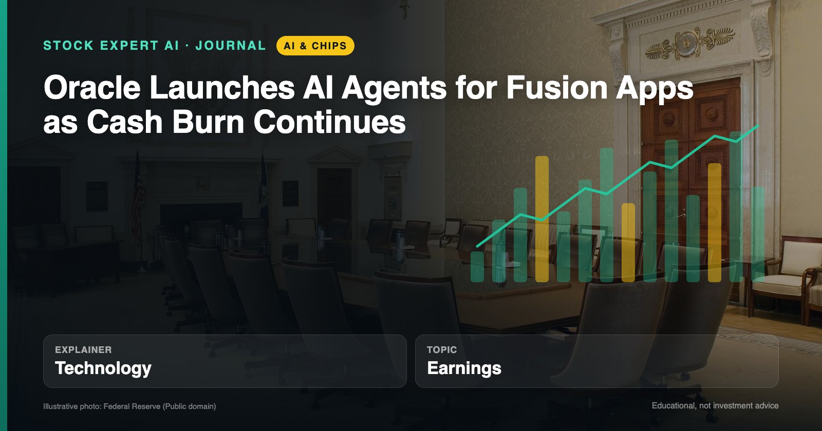 Data cover: Oracle Launches AI Agents for Fusion Apps as Cash Burn Continues