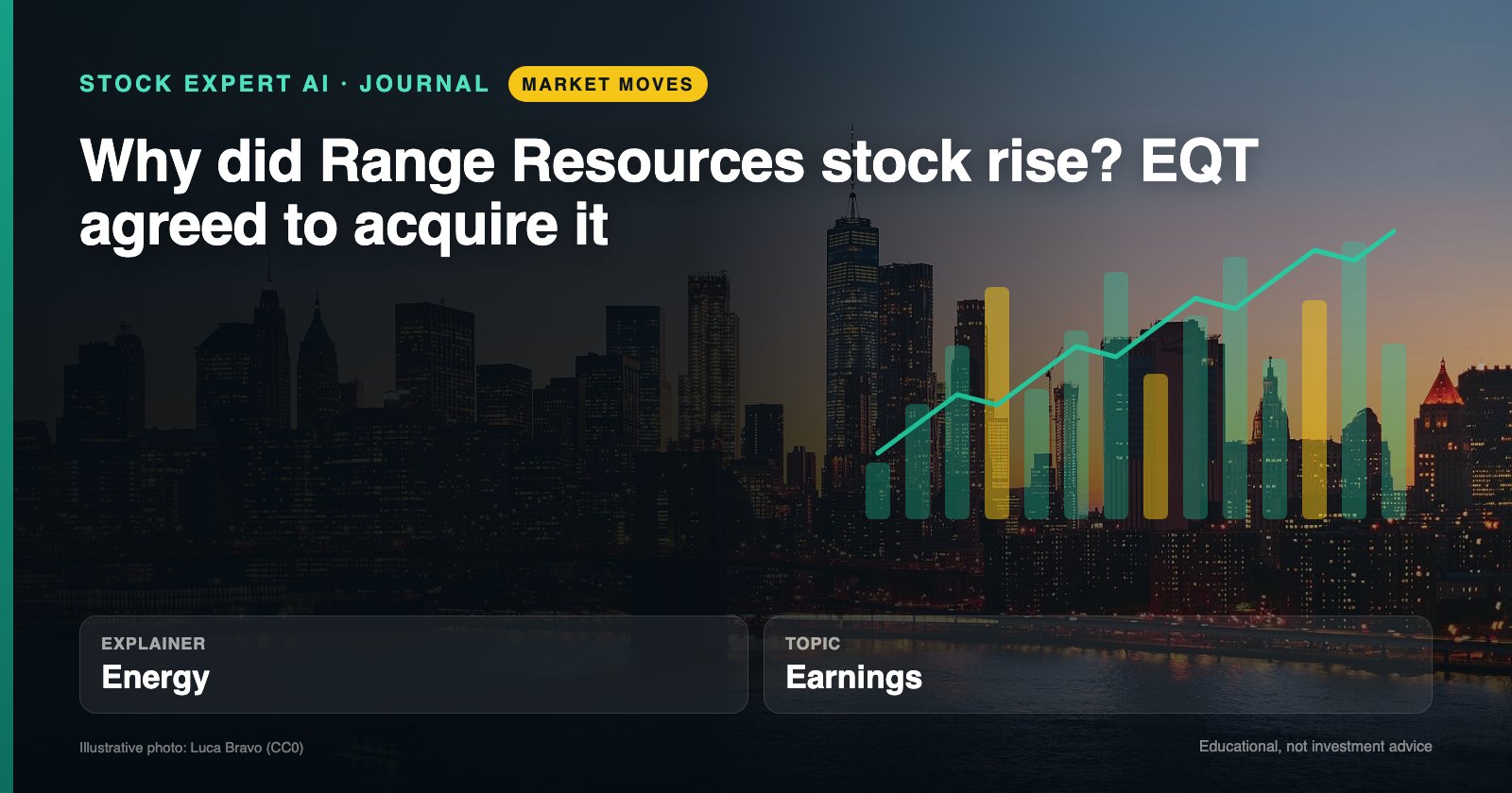 Data cover: Why did Range Resources stock rise? EQT agreed to acquire it